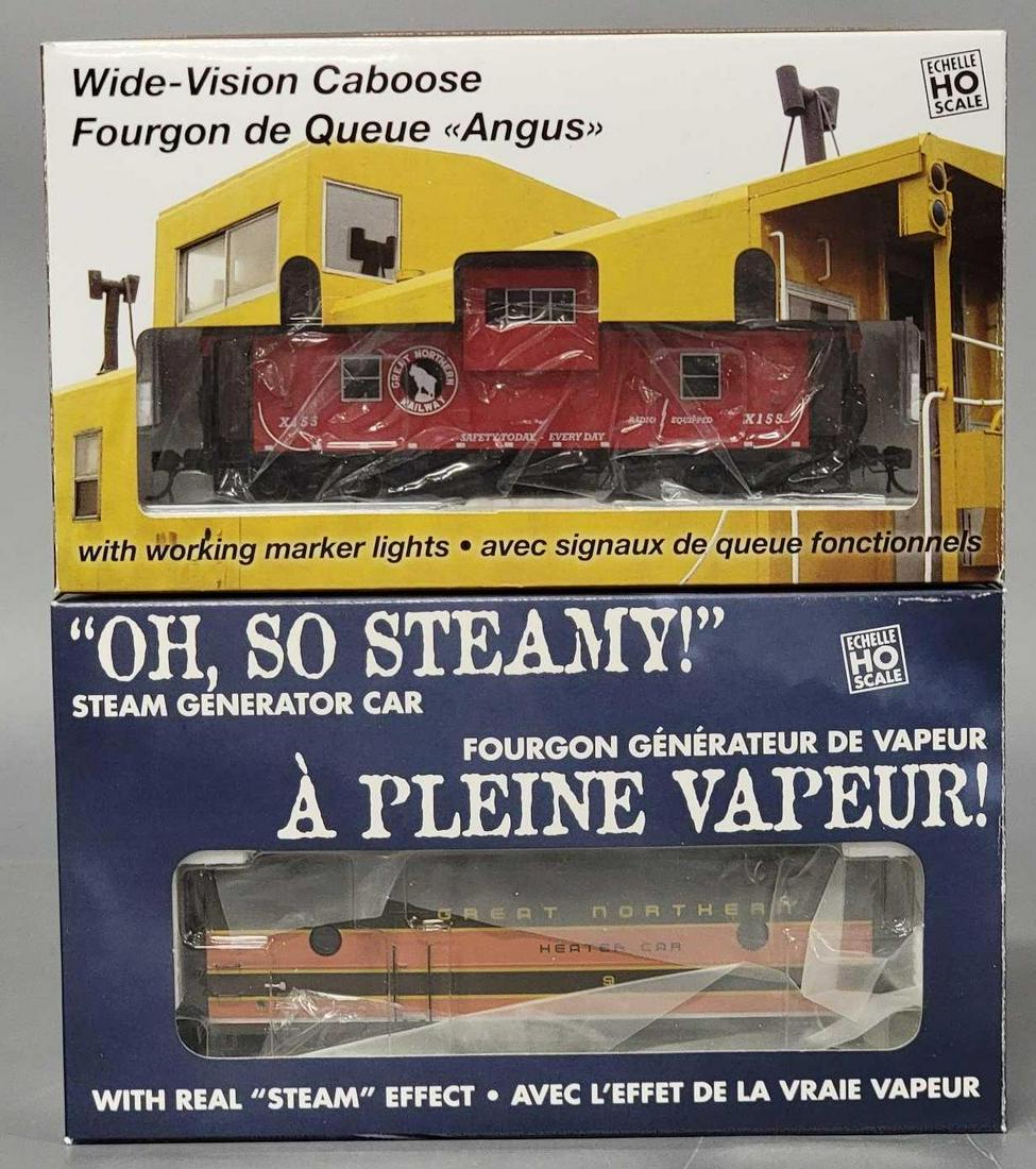 Two Rapido Trains inc Great Northern HO train cars in original boxes (1 of 5)