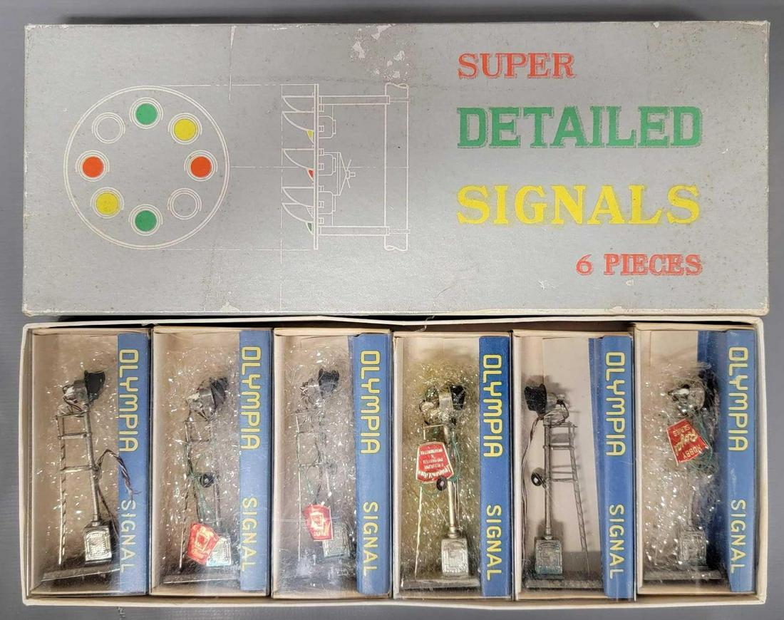 International Models HO scale Olympia super detailed railroad signals in original boxes (1 of 12)