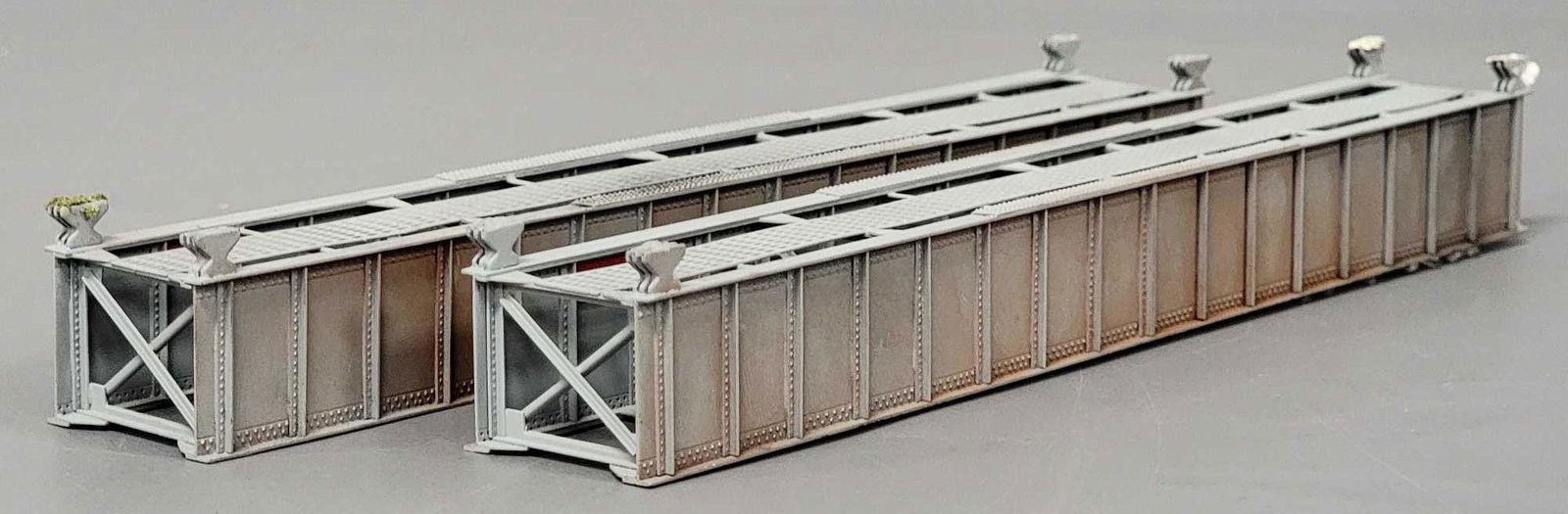 Two Precision Brass Art Work HO scale deck girder railroad bridges (1 of 7)