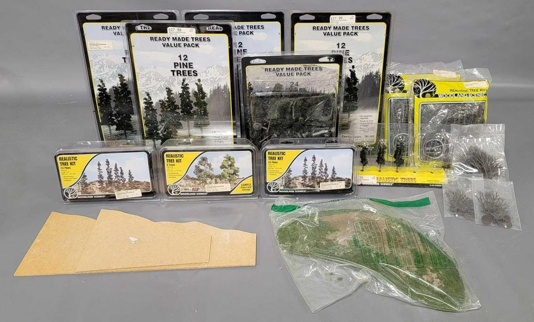 Ten Woodland Scenics HO scale tree kits in original packages (1 of 6)