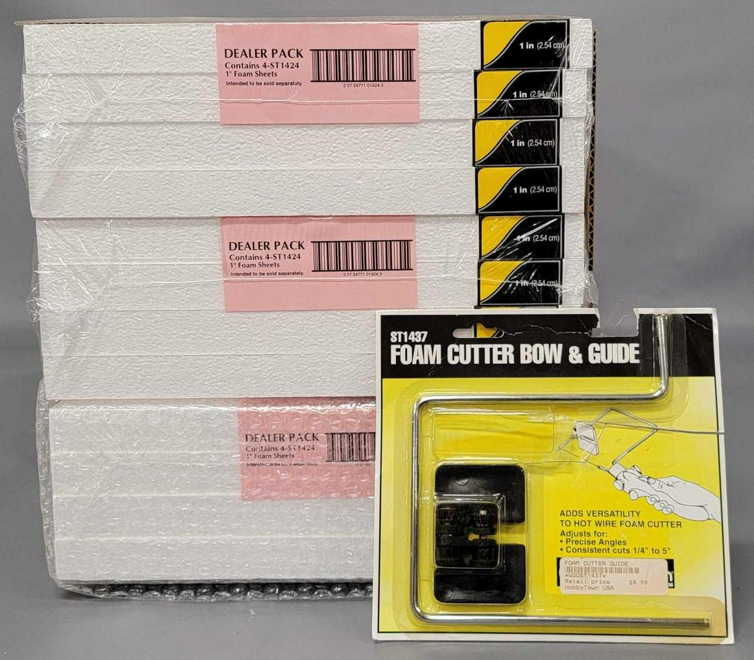 One case of twelve Woodland Scenics 1 inch thick foam sheets factory sealed (1 of 4)