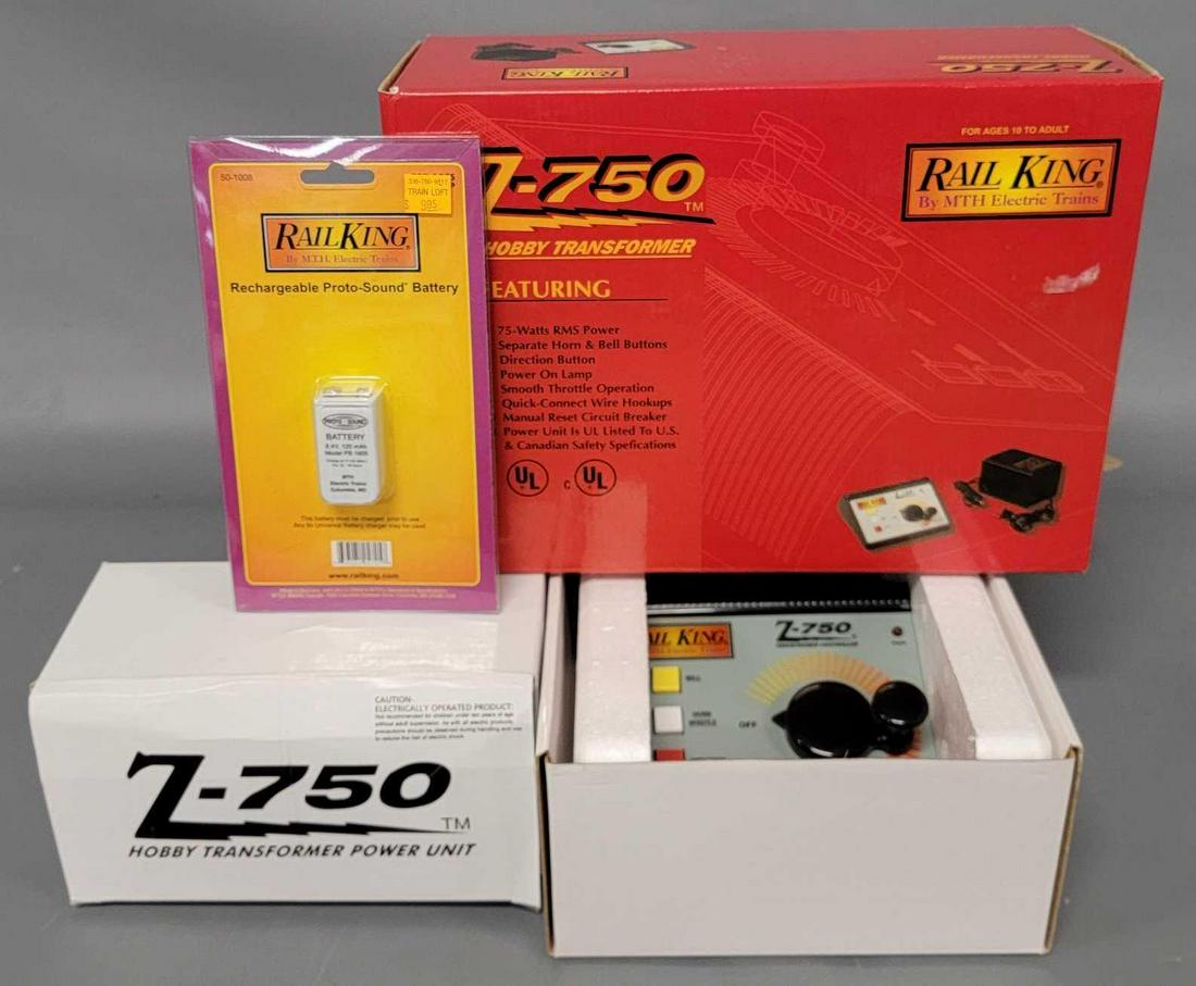 Rail King Z-750 Hobby Transformer with rechargeable Proto-sound battery (1 of 6)