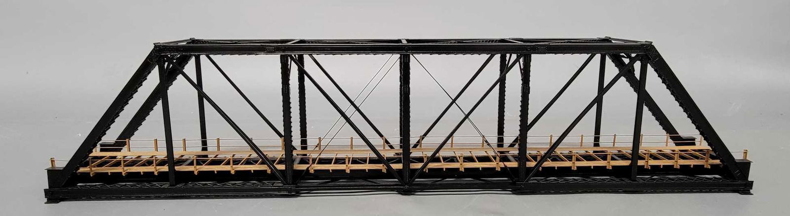 HO scale Brass Black 150' Truss Bridge 22 1/2 inches Long (1 of 6)