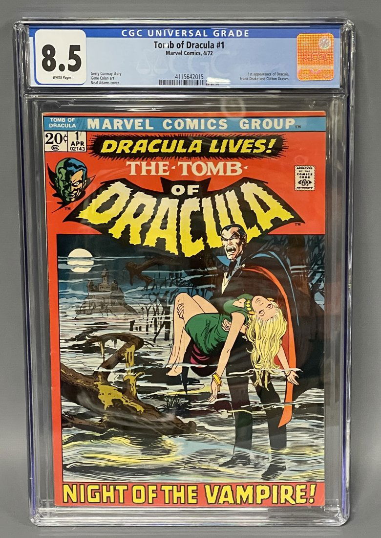 Tomb of Dracula #1 CGC 8.5 (1 of 2)