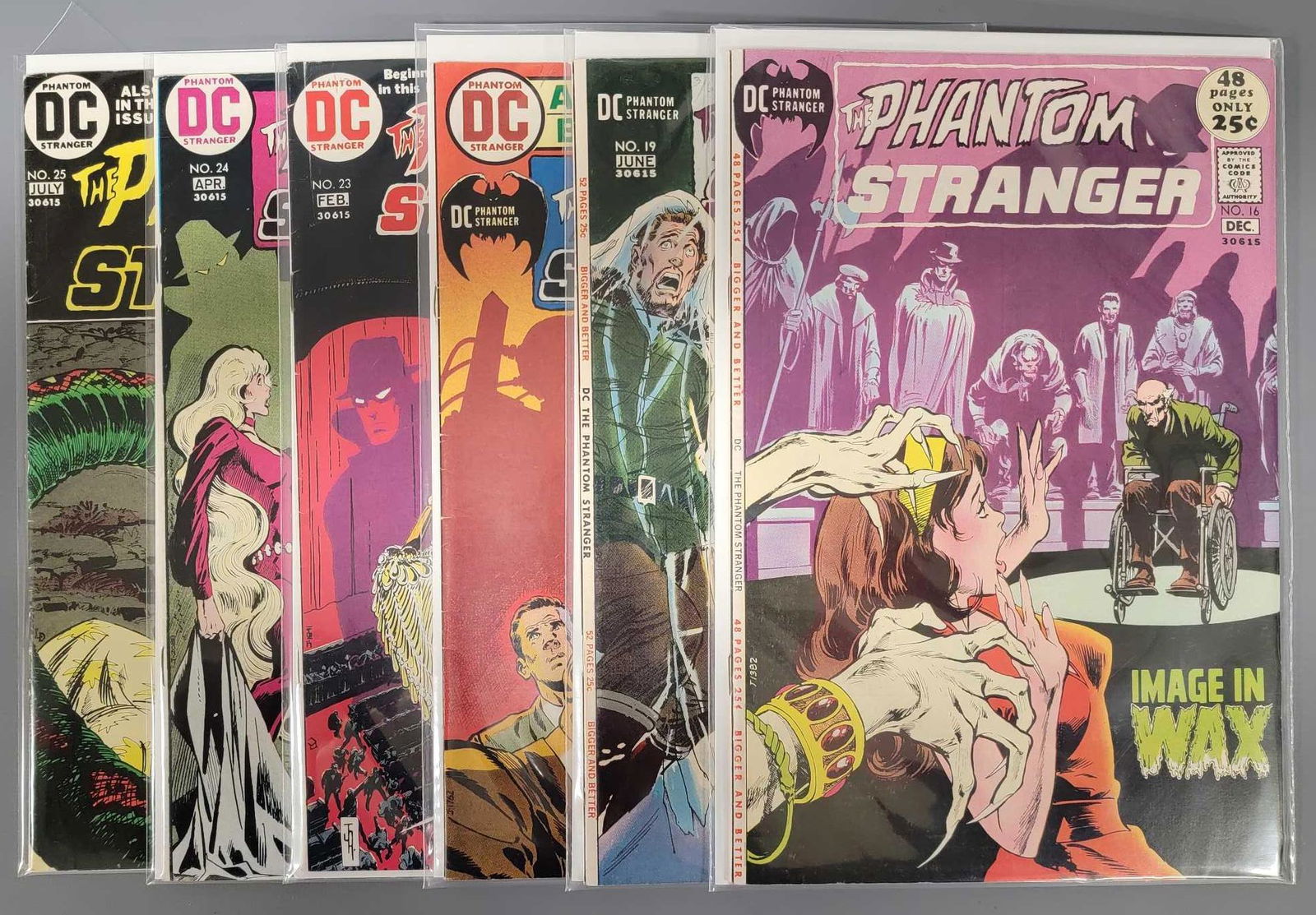 Six DC comics The Phantom Stranger comic books (1 of 4)