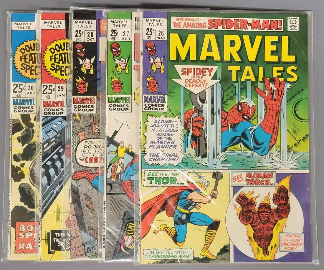 Five Marvel Tales comic books (1 of 3)
