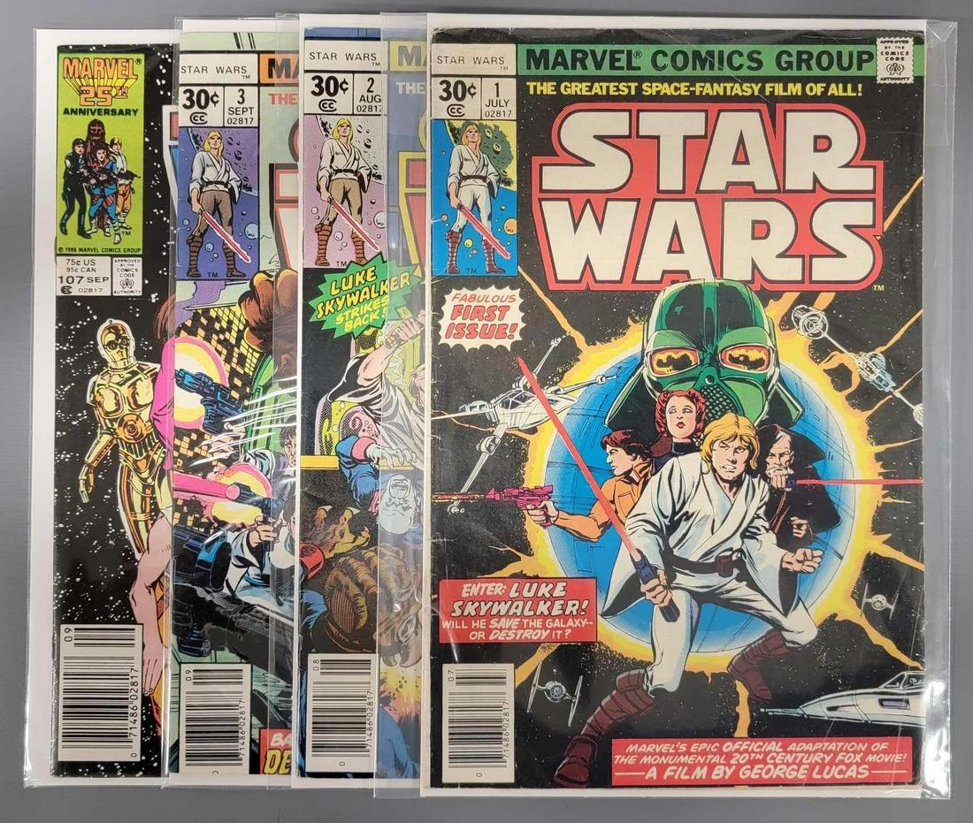 Four Marvel Star Wars comics (1 of 5)