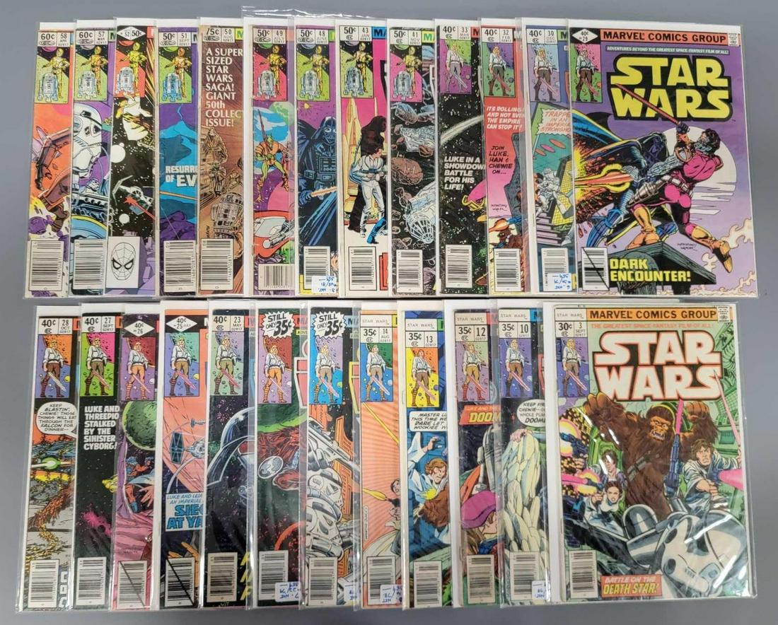 Twenty five Marvel Star Wars comics (1 of 5)