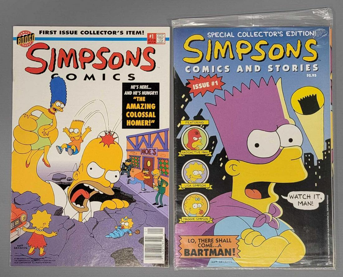 Two Simpsons #1 comics (1 of 6)