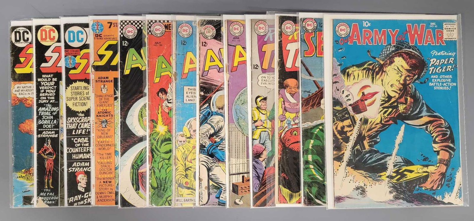 Twelve DC silver age comics (1 of 4)
