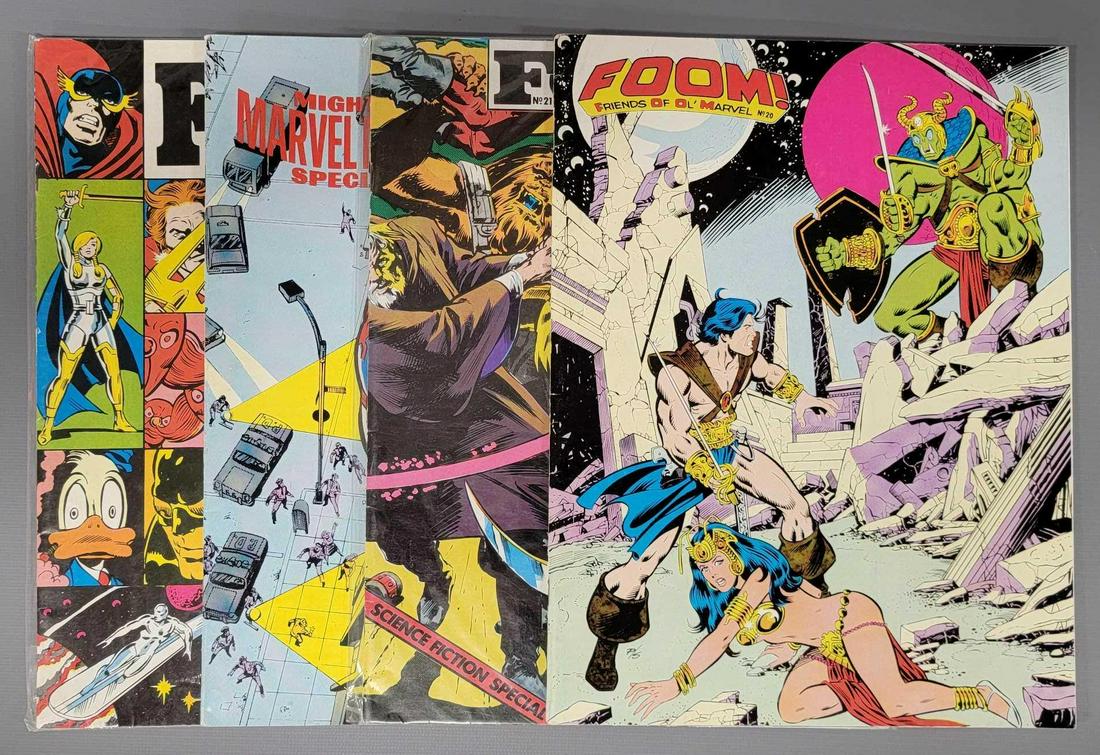 Four Marvel Foom Magazines #19 #20 #21 and #22 (1 of 3)