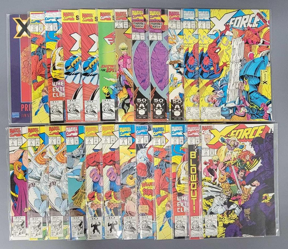 Collection of Marvel X-Force comics (1 of 7)