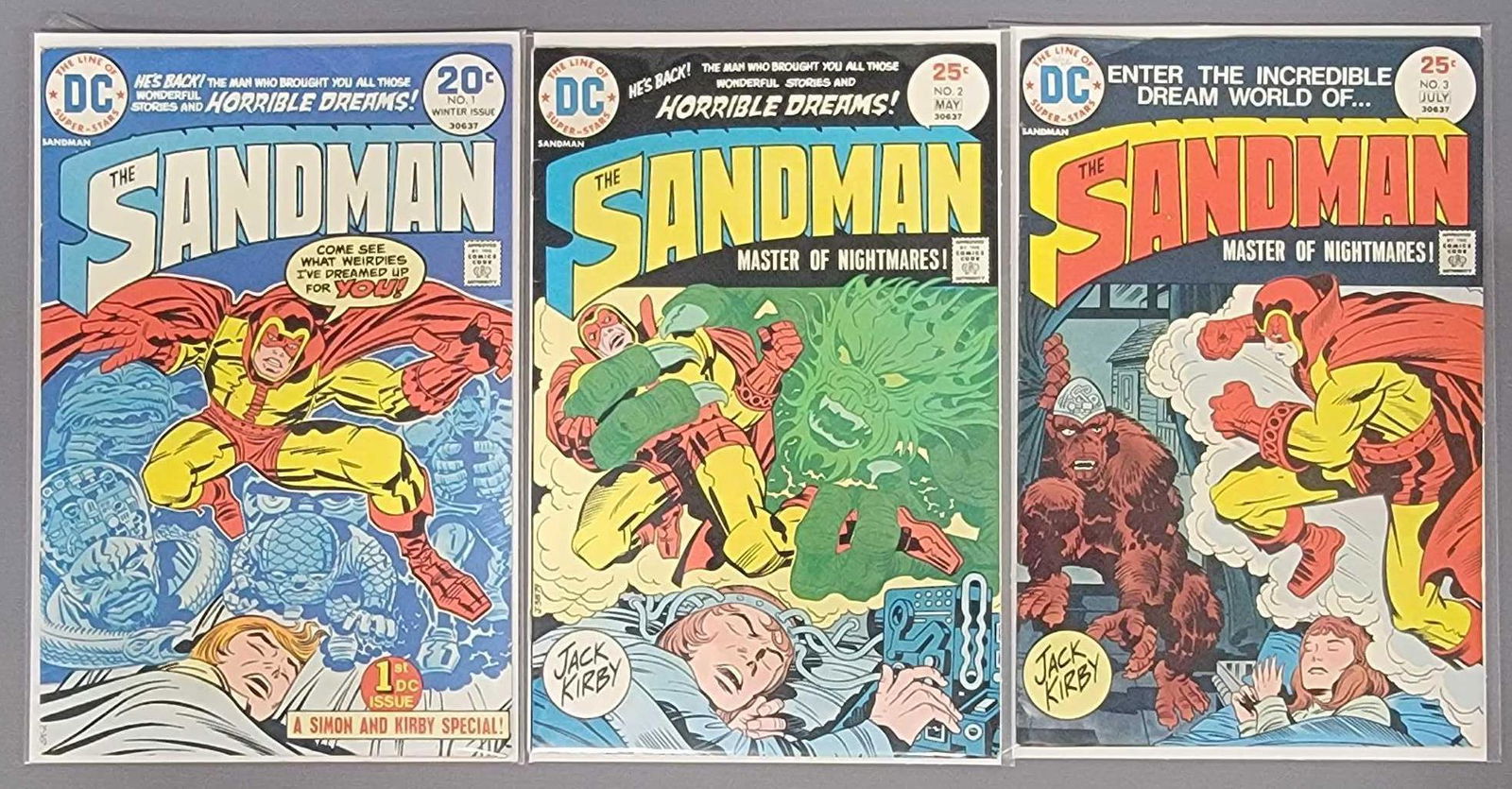 DC The Sandman 1976 Jack Kirby issues 1-3 (1 of 4)