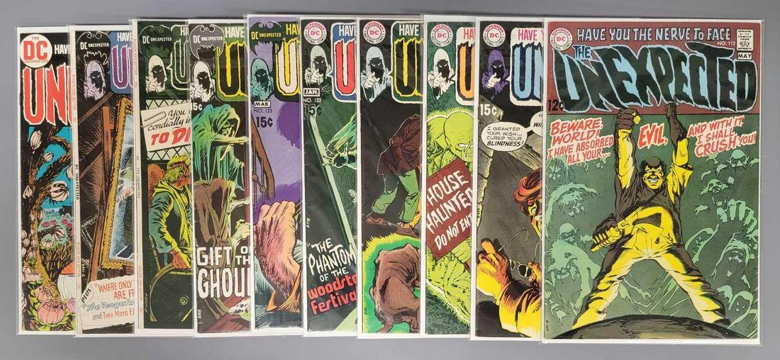 Ten DC The Unexpected comics (1 of 4)