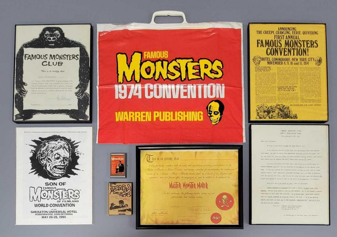Collection of Famous Monsters paraphernalia (1 of 7)