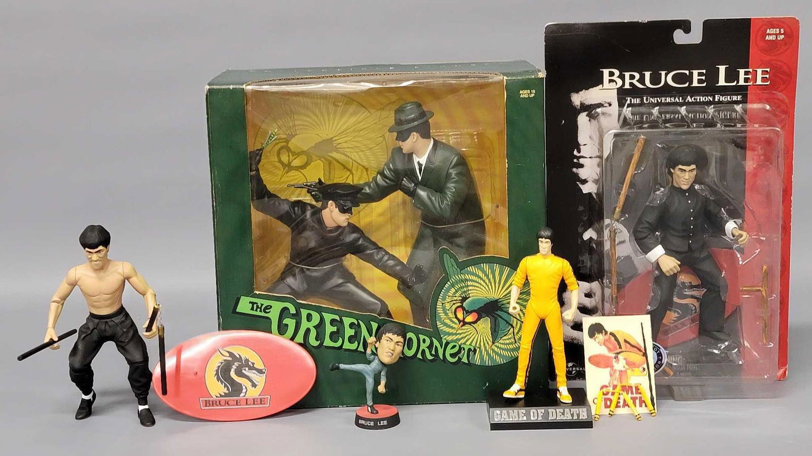 Collection of five Bruce Lee action figures (1 of 5)