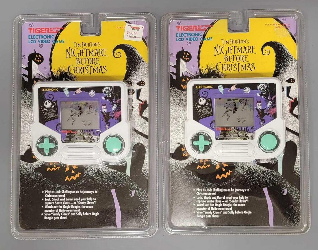 Two Tiger Electronic Nightmare Before Christmas LCD electronic games sealed (1 of 4)