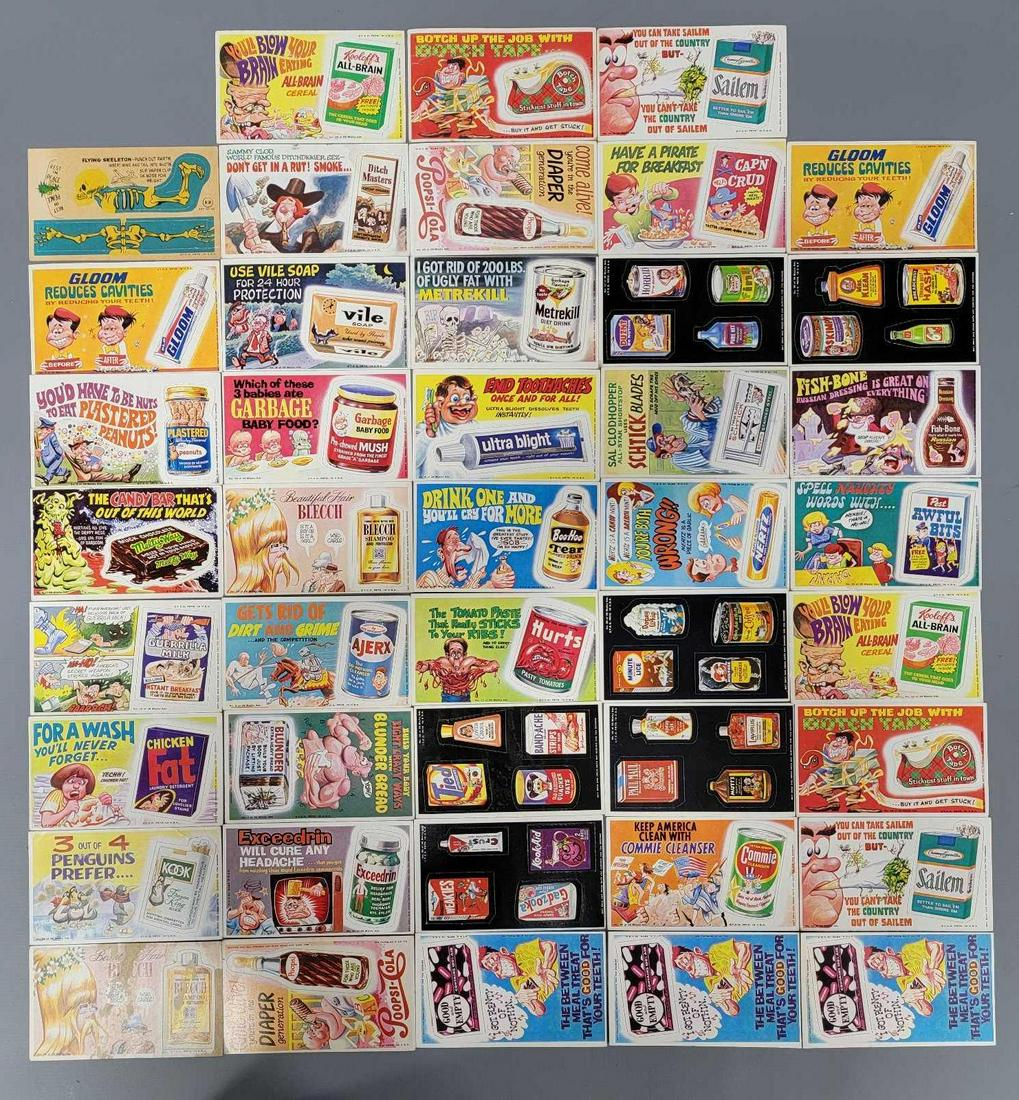 1969 Topps Wacky ads cards complete set - READ (1 of 4)