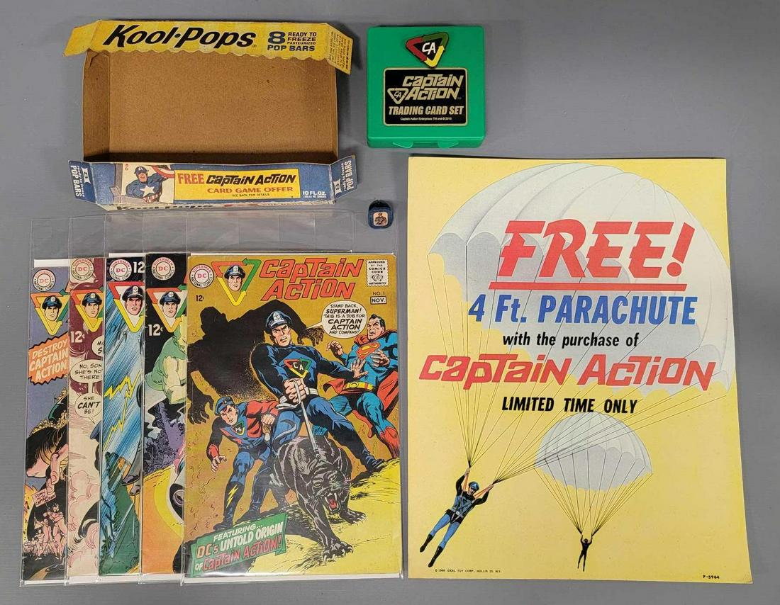 Collection of Captain Action items (1 of 8)