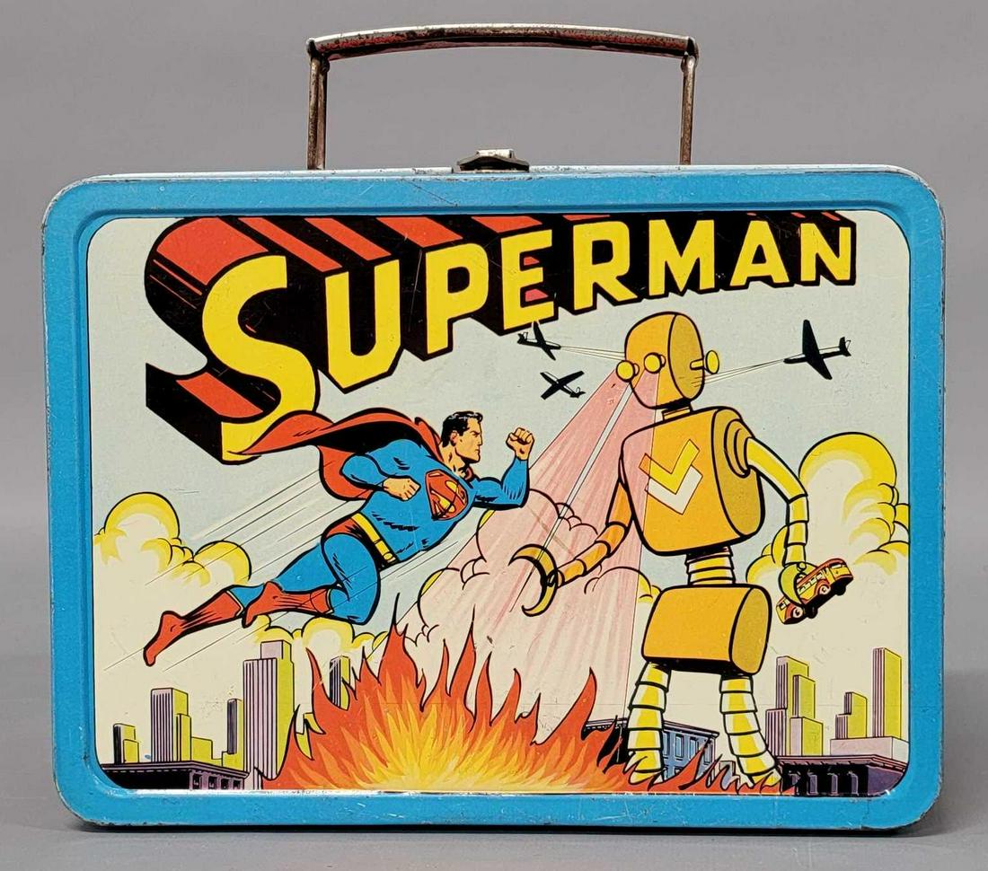 Rare 1954 Grail Superman Lunch Box (1 of 7)