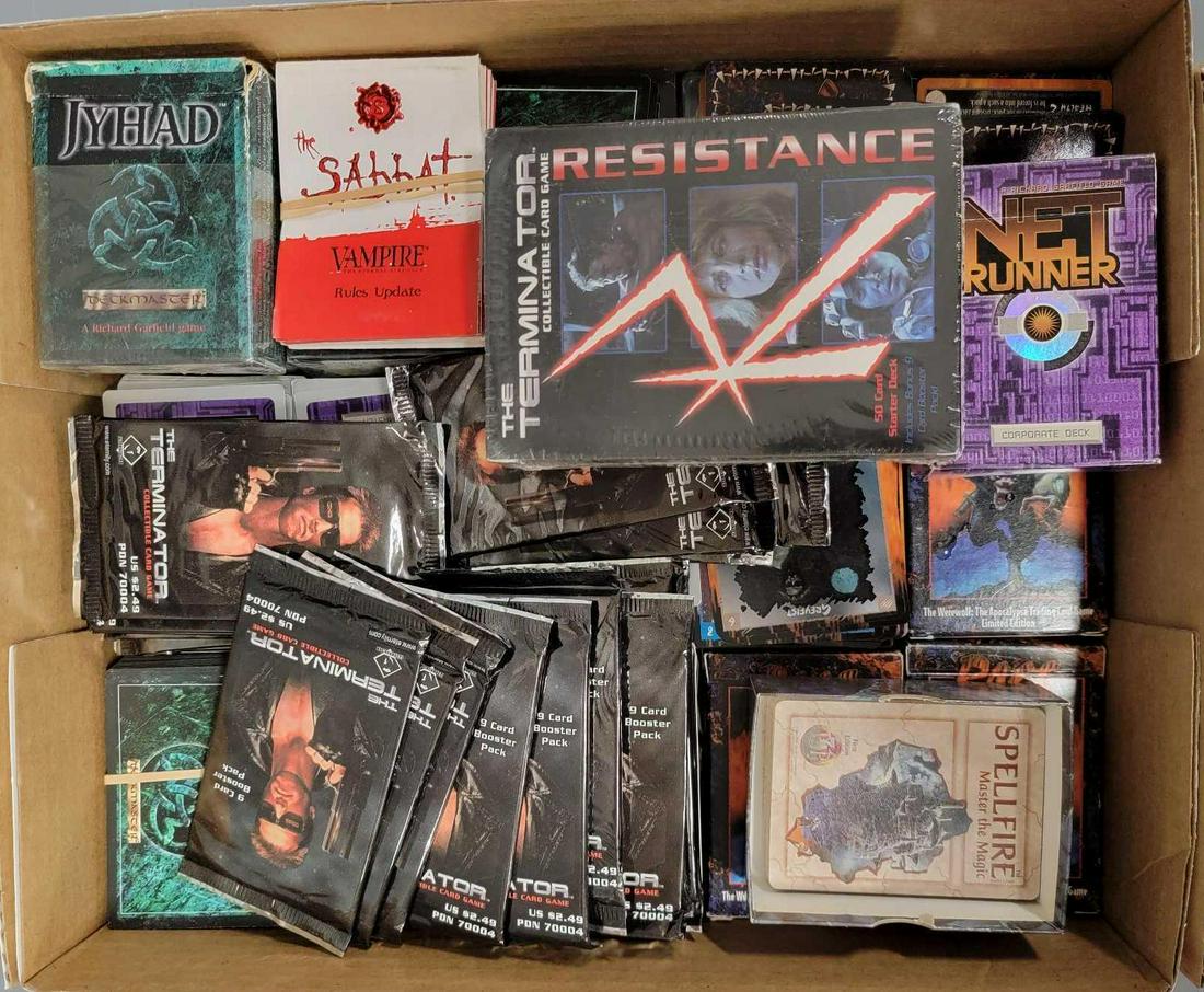 Large collection of assorted trading card game cards (1 of 4)