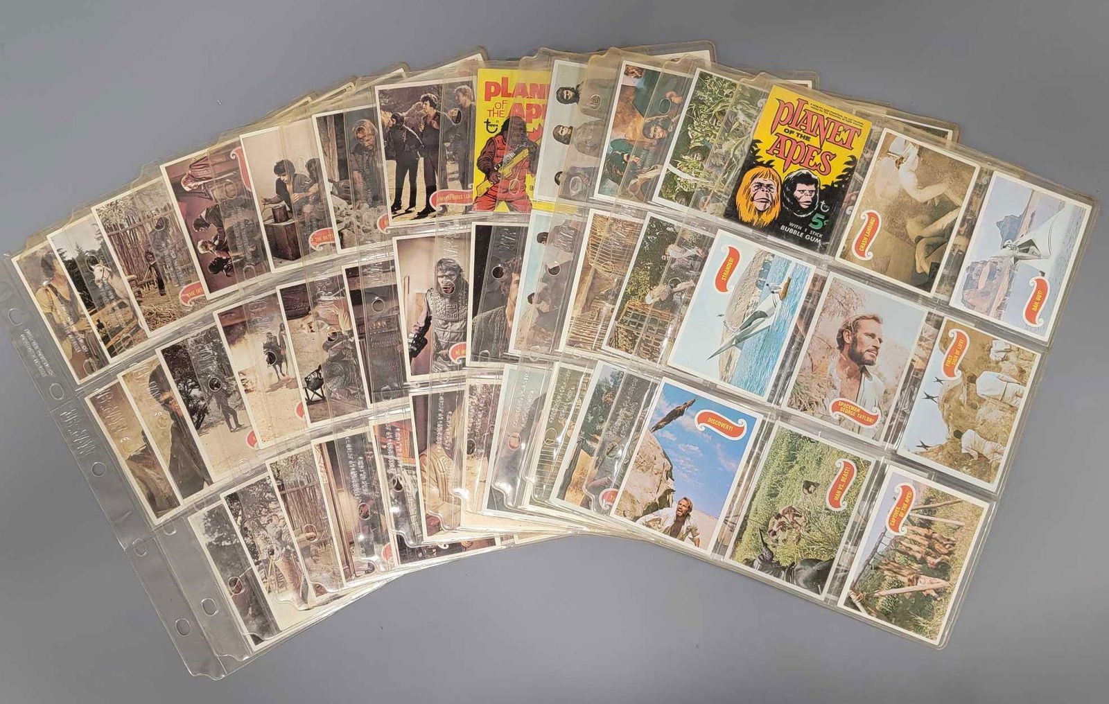 Two different Topps Planet of the Apes  trading card sets (1 of 7)