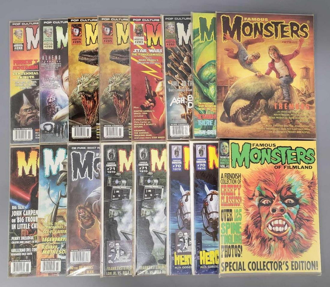 Sixteen Famous Monsters of Filmland magazine issues (1 of 5)