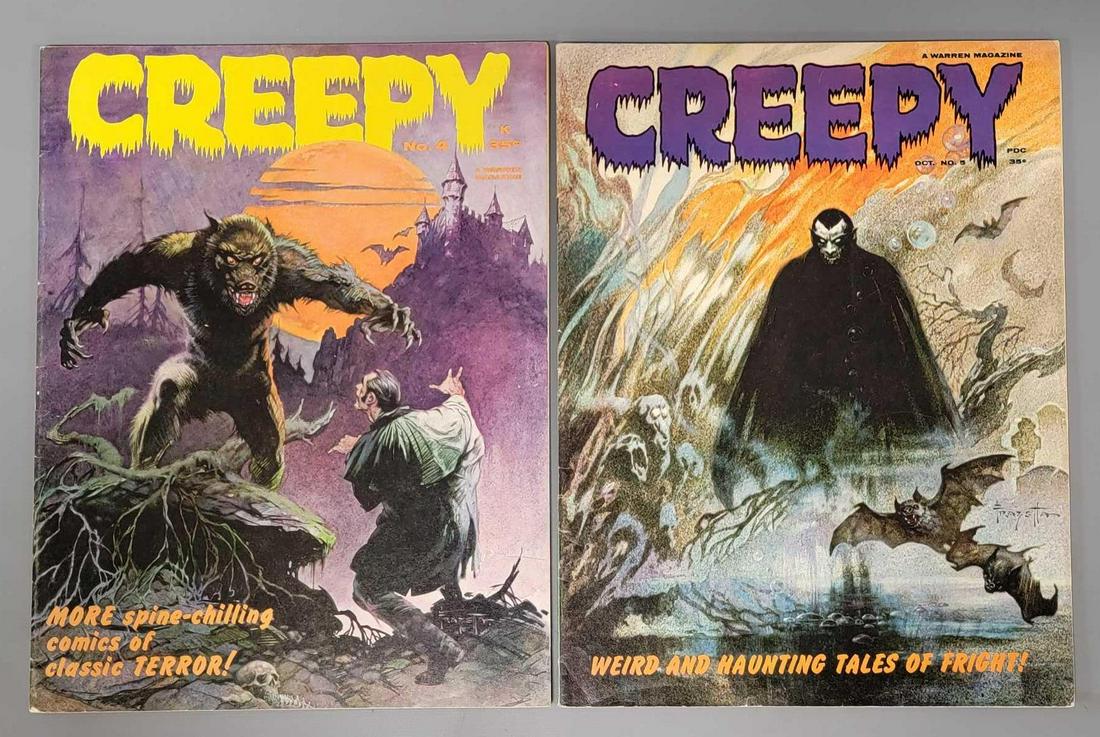 Two early Creepy magazines issues #4 and #5 (1 of 7)