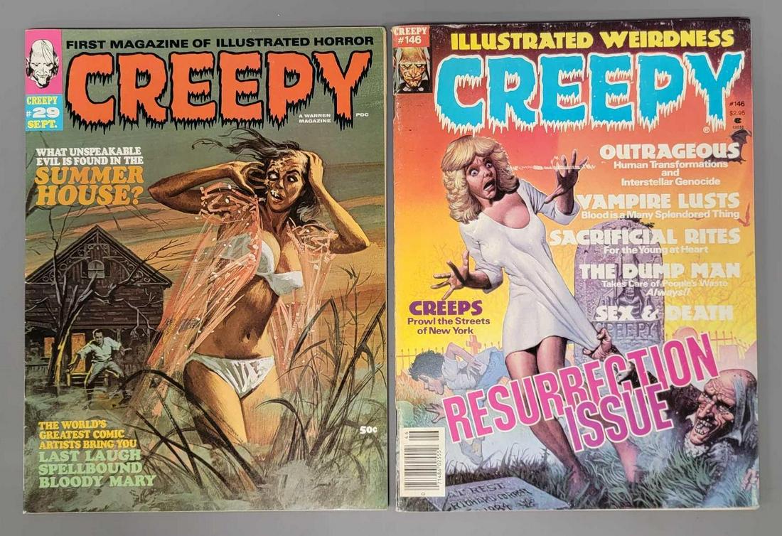 Two Creepy magazine issues #29 and #146 (1 of 7)