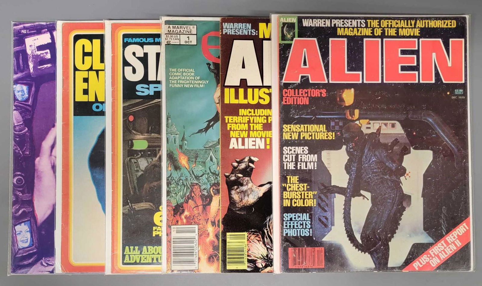 Six assorted Monster and Sci-fi magazines (1 of 3)