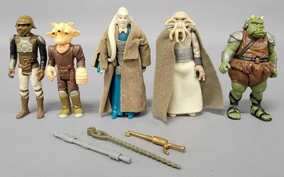 Five Return of the Jedi action figures (1 of 7)