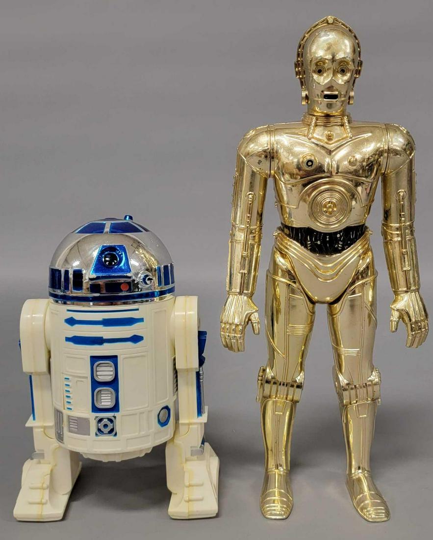 Two Kenner Star Wars 12 inch figures including C3PO and R2-D2 (1 of 7)