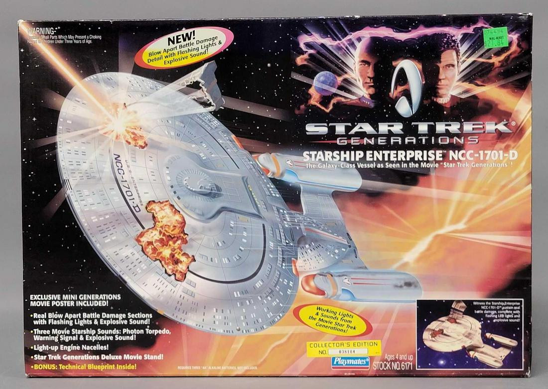 Playmates Star Trek Generations Starship Enterprise NCC-1701-D in original box (1 of 6)