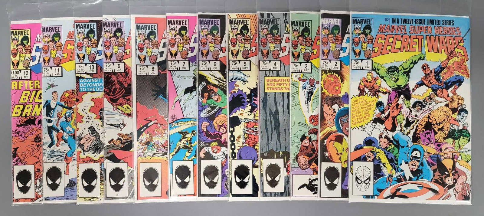 Marvel Secret Wars 1-12 GORGEOUS SET (1 of 10)