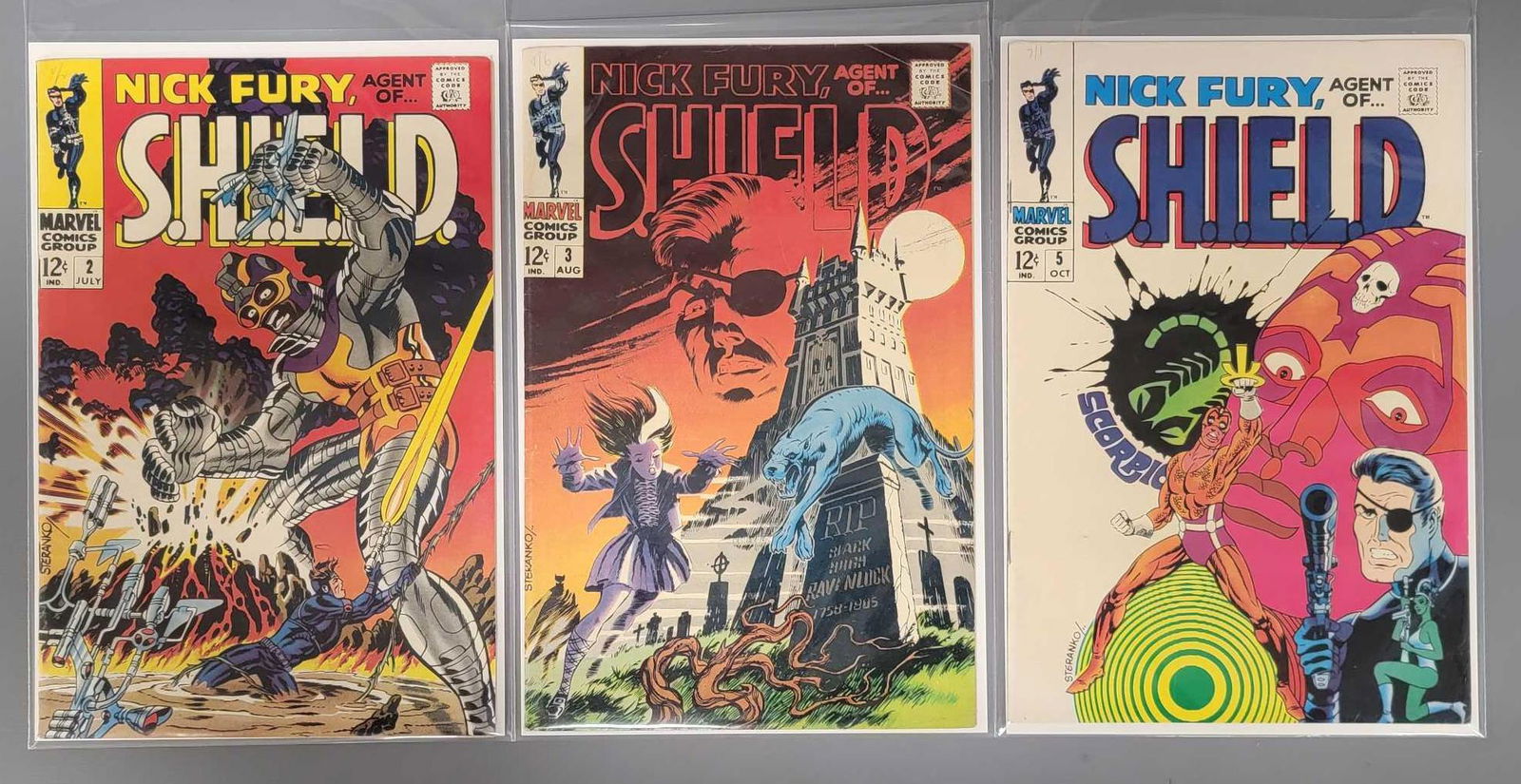 Three issues of Nick Fury Agent of Shield 2 3 and 5 (1 of 4)