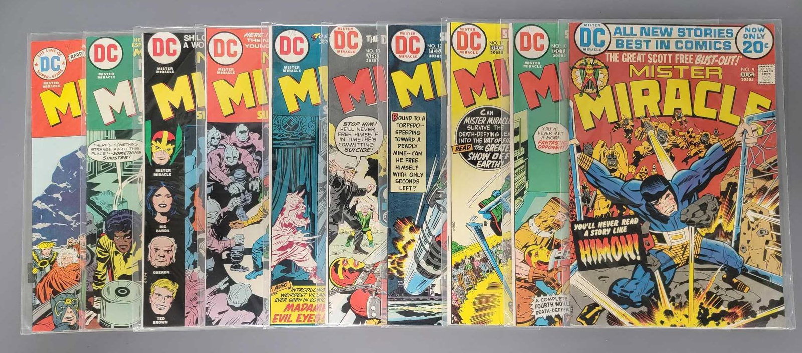 Ten DC Mister Miracle comics 8-18 (1 of 6)