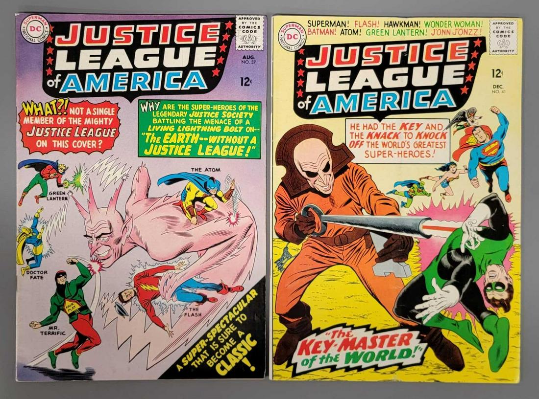 Two DC Justice League of America comics 37 and 41 (1 of 19)