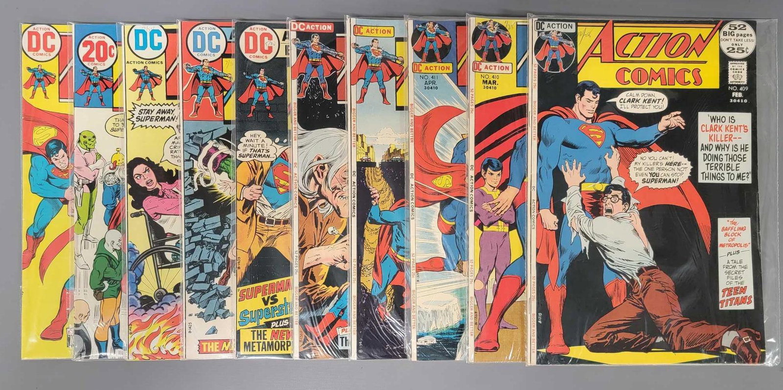 Ten Action Comics 409-418 (1 of 4)