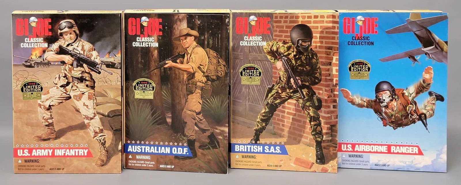 Four GI Joe Classic Collection 12 inch action figures in original boxes (1 of 6)