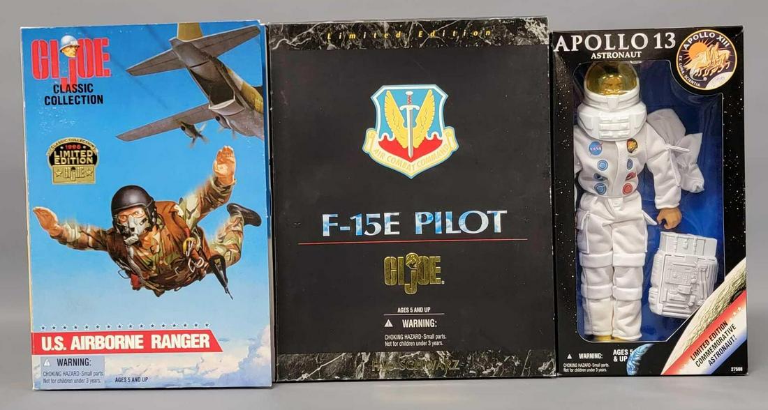 Three GI Joe 12 inch action figures in factory sealed (1 of 7)