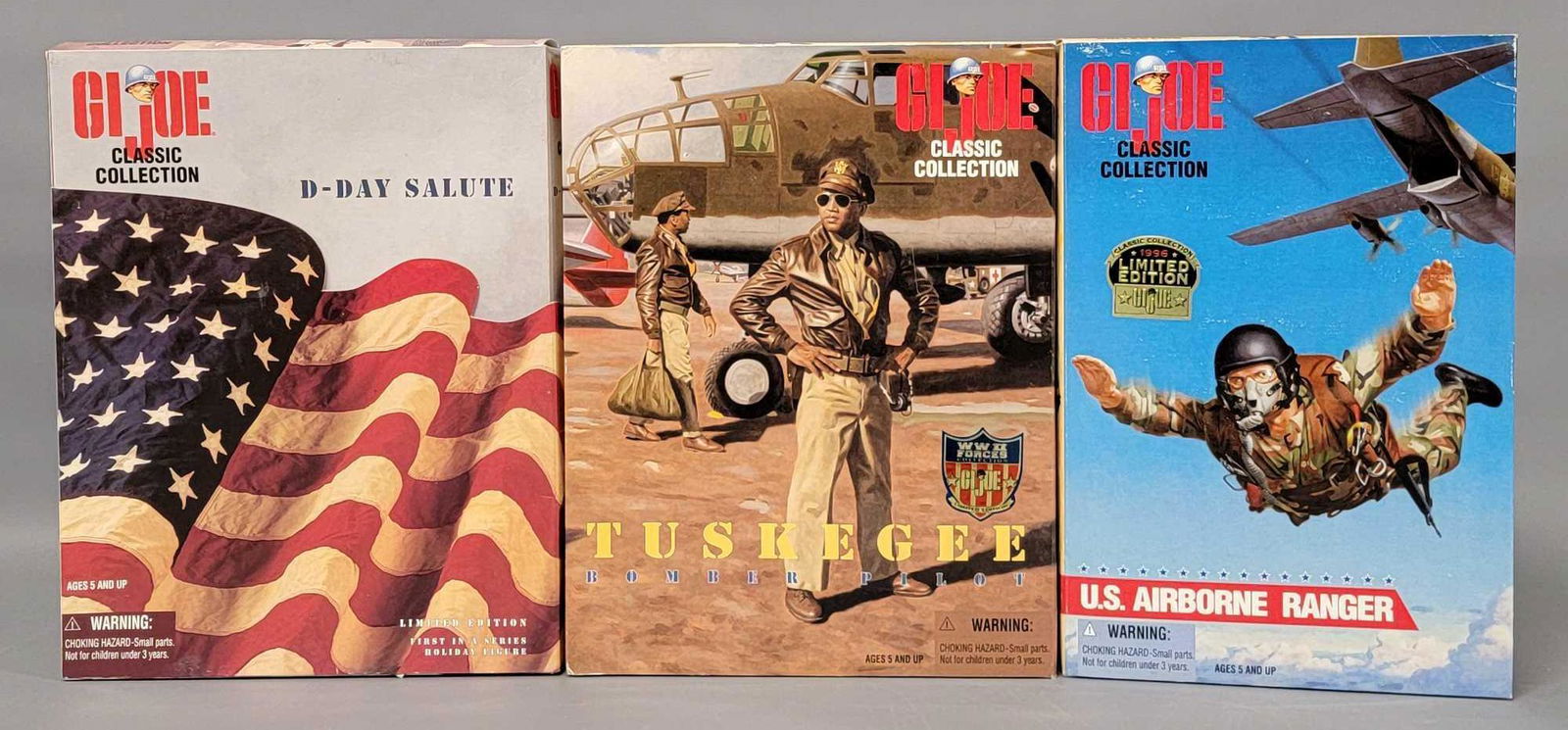 Three GI Joe Classic Collection African American 12 inch action figures factory sealed (1 of 7)