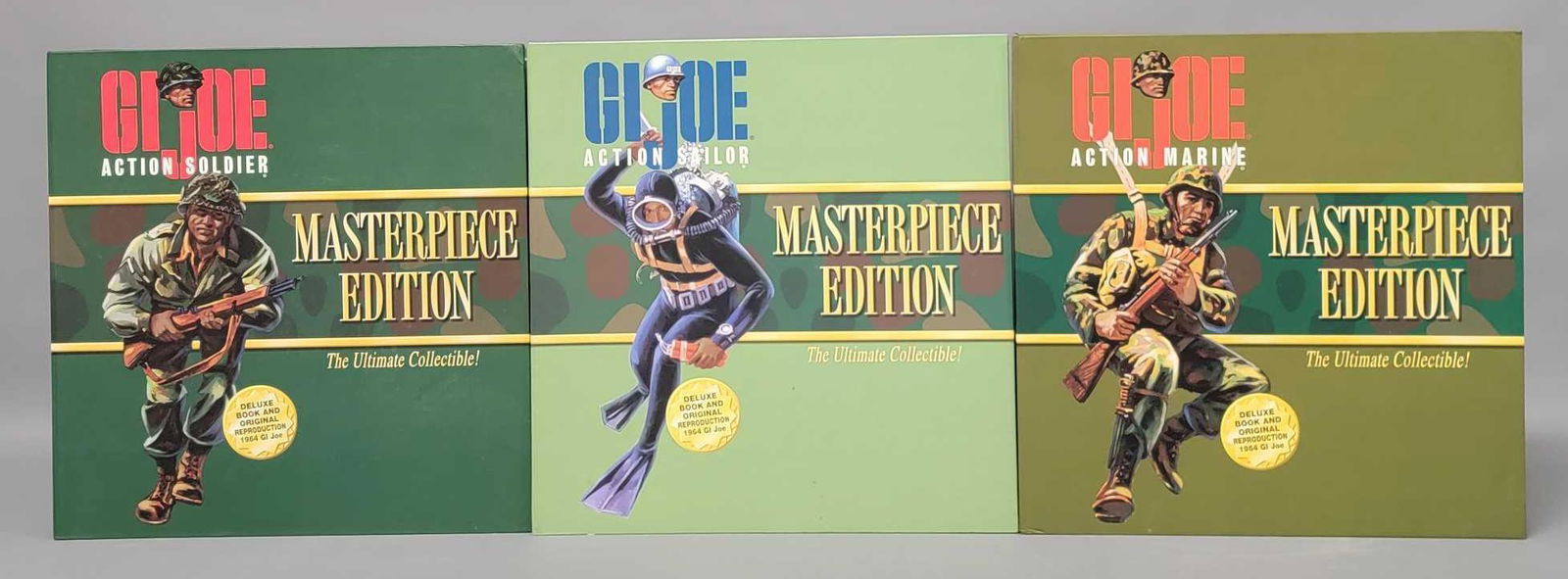 Three GI Joe Masterpiece Edition African American 12 inch action figures in original boxes (1 of 7)