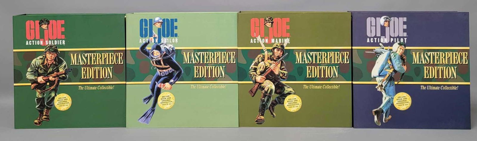 Four GI Joe Masterpiece Edition 12 inch action figures in original boxes (1 of 8)