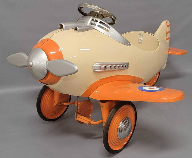 Reproduction Steelcraft Pedal Airplane By Murray