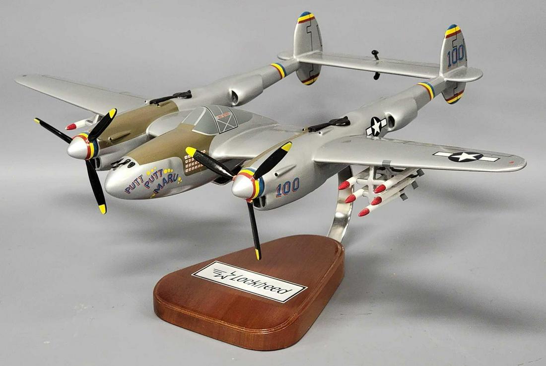 希少】 フランクリンミント P-38 LIGHTNING 飛行機 ミリタリー