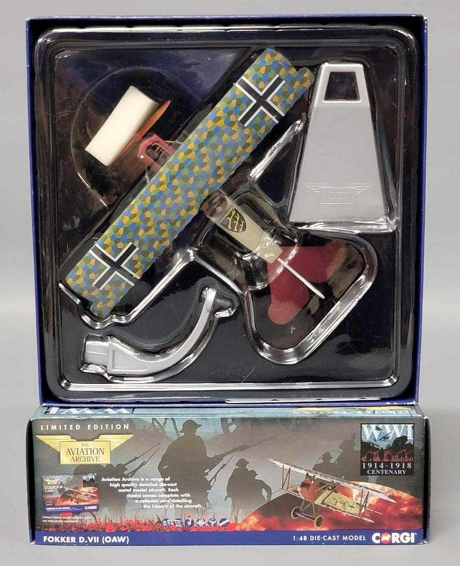 Corgi The Aviation Archive 1/48 scale model plane Fokker DVII Wilhelm Scheutzel (1 of 3)
