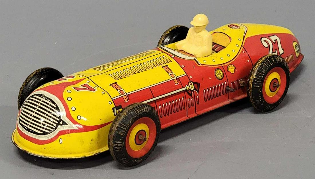 1948 MARX speed racer wind-up tin litho race car (1 of 8)