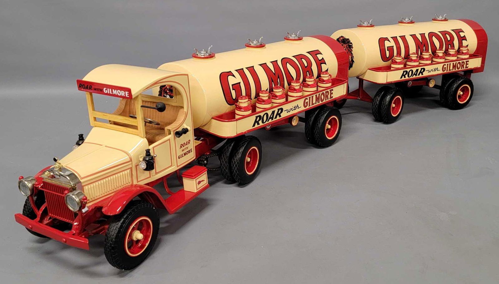 Retro 1-2-3 Gilmore Double Pump Tanker #23 of 75 in original box (1 of 12)