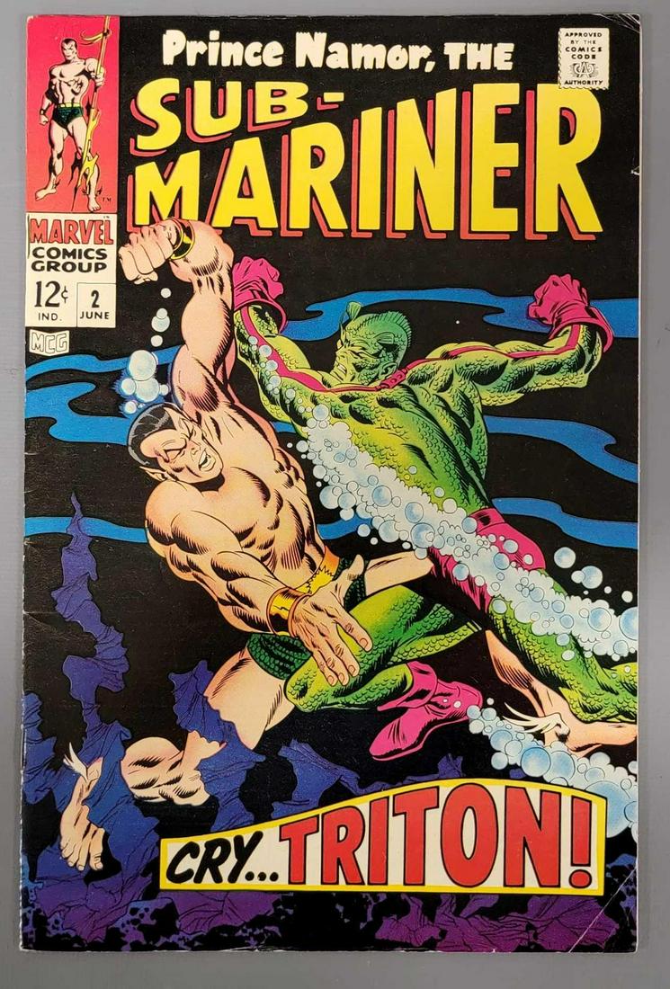 Marvel Sub-Mariner comic #2 (1 of 8)