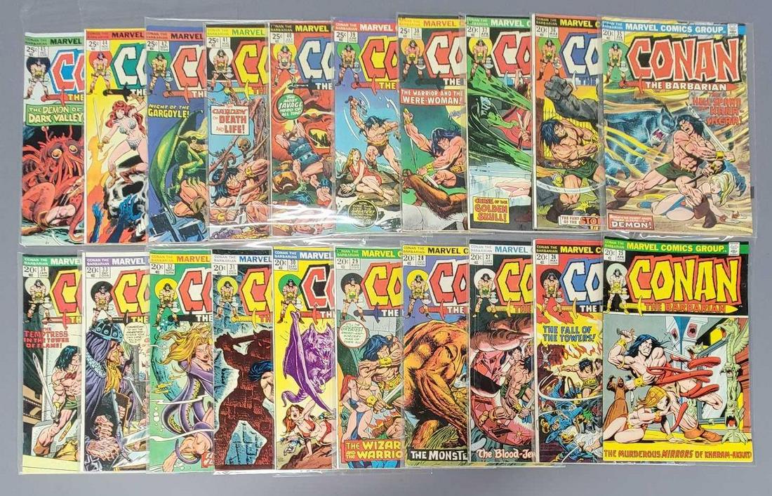 Twenty Marvel Conan the Barbarian comics #s 25-42 44-45 (1 of 5)